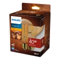 Bombilla LED regulable VINTAGE Philips G95 E27/7W/230V 1800K
