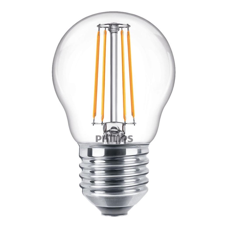 Bombilla LED regulable VINTAGE Philips P45 E27/4,5W/230V 4000K