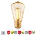 Bombilla LED regulable VINTAGE ST48 E27/3W/230V 2200K - STEPDIMMING - Eglo 12521