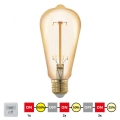 Bombilla LED regulable VINTAGE ST64 E27/4W/230V 2200K - STEPDIMMING - Eglo 12863