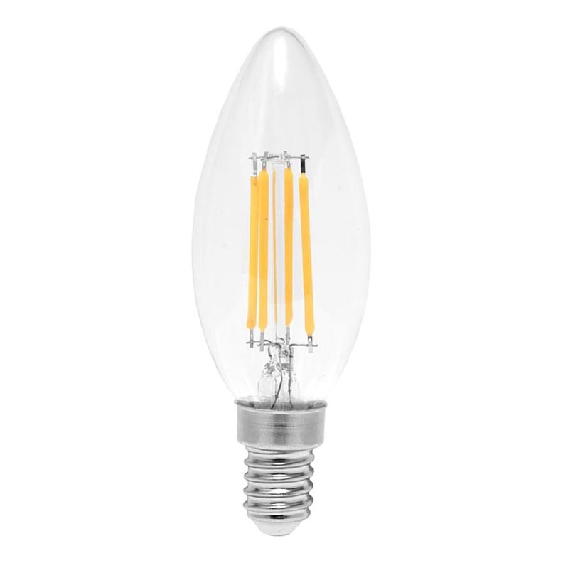 Bombilla LED RETRO C37 E14/2W/230V 3000K 320lm