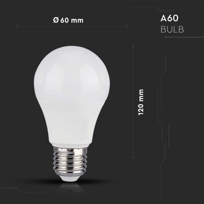 Bombilla LED RGB regulable A60 E27/8,5W/230V 4000K + control remoto
