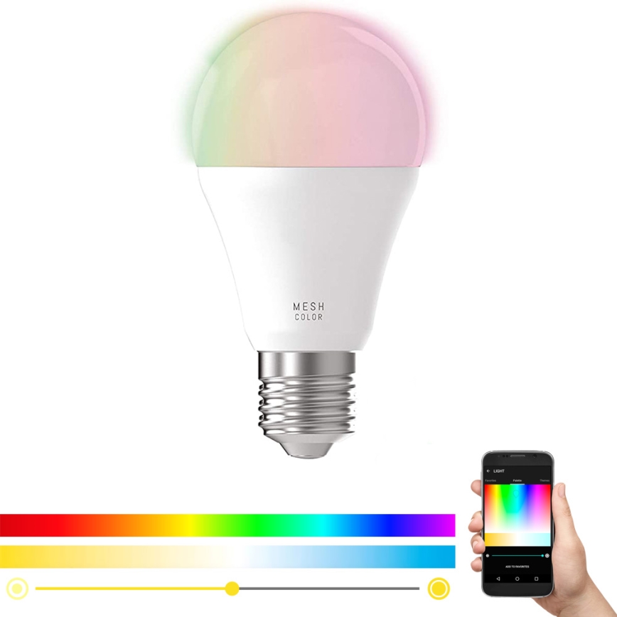 Bombilla LED RGB regulable CONNECT E27/9W - Eglo