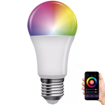 Bombilla LED RGB regulable GoSmart A60 E27/11W/230V 2700-6500K Wi-Fi Tuya