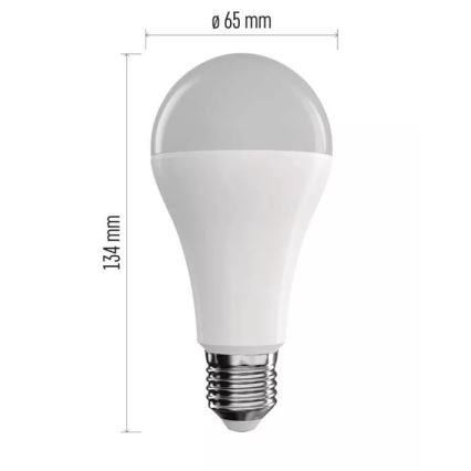 Bombilla LED RGB regulable GoSmart A65 E27/14W/230V 2700-6500K Tuya