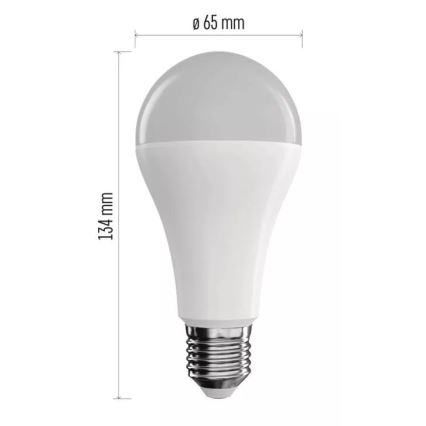 Bombilla LED RGB regulable GoSmart A65 E27/14W/230V 2700-6500K Wi-Fi Tuya