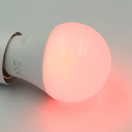 Bombilla LED RGBW regulable A60 E27/9W/230V 2700-6500K Wi-Fi Tuya