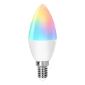 Bombilla LED RGBW regulable C37 E14/4,9W/230V 2700-6500K - Aigostar