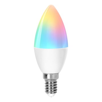 Bombilla LED RGBW regulable C37 E14/4,9W/230V 2700-6500K - Aigostar