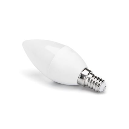 Bombilla LED RGBW regulable C37 E14/6,5W/230V 2700-6500K Wi-Fi - Aigostar