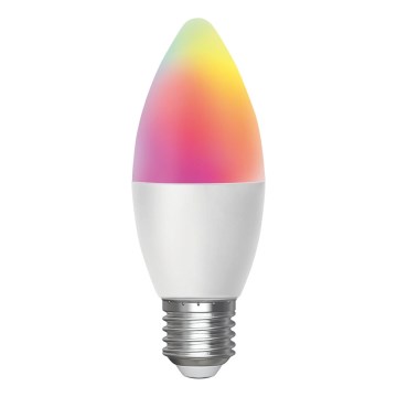 Bombilla LED RGBW regulable C37 E27/4,9W/230V 2700-6500K - Aigostar
