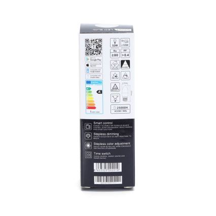 Bombilla LED RGBW regulable C37 E27/5W/230V 3000-6500K Wi-Fi - Aigostar