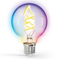 Bombilla LED RGBW regulable FILAMENT MESH Inteligente G80 E27/4,9W/230V 2700K - Aigostar