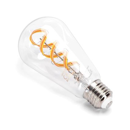 Bombilla LED RGBW regulable FILAMENT ST64 E27/4,9W/230V 2700-6500K Wi-Fi - Aigostar