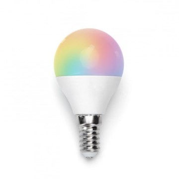 Bombilla LED RGBW regulable G45 E14/4,9W/230V 2700-6500K - Aigostar
