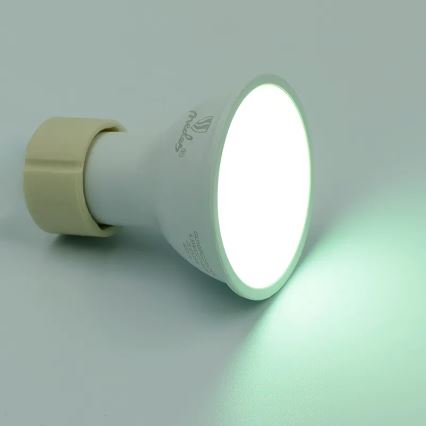 Bombilla LED RGBW regulable GU10/4,5W/230V 2700-6500K Wi-Fi Tuya