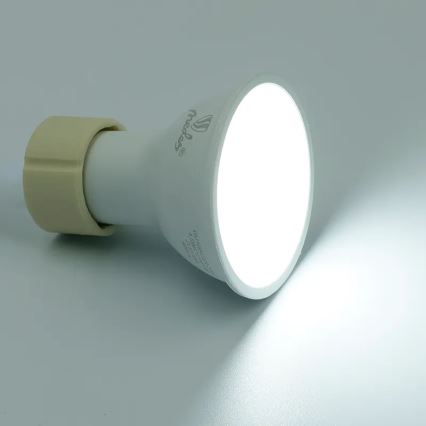 Bombilla LED RGBW regulable GU10/4,5W/230V 2700-6500K Wi-Fi Tuya