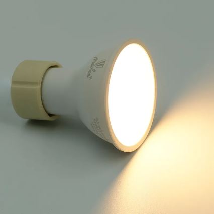 Bombilla LED RGBW regulable GU10/4,5W/230V 2700-6500K Wi-Fi Tuya