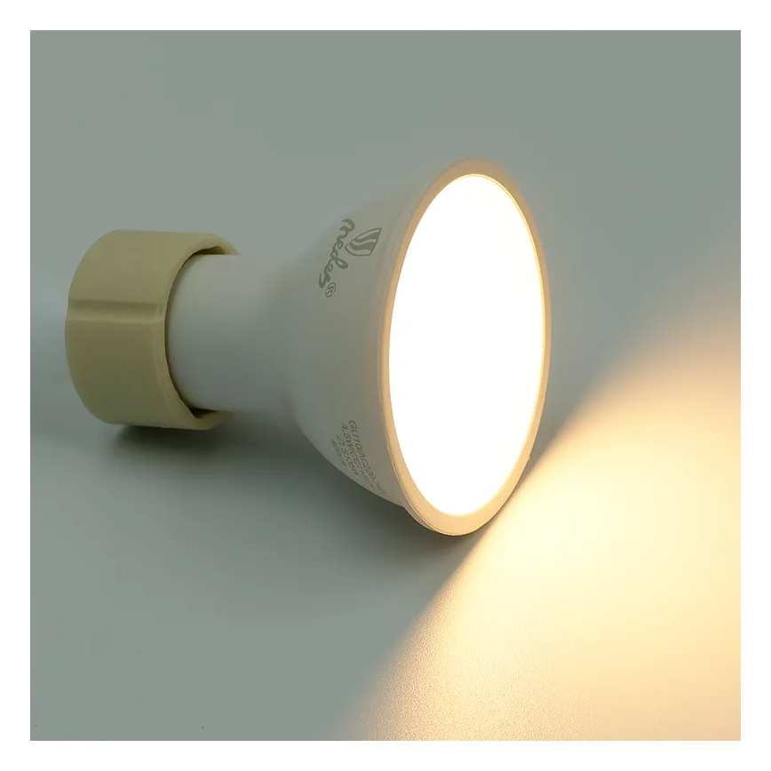Bombilla LED RGBW regulable GU10/4,5W/230V 2700-6500K Wi-Fi Tuya
