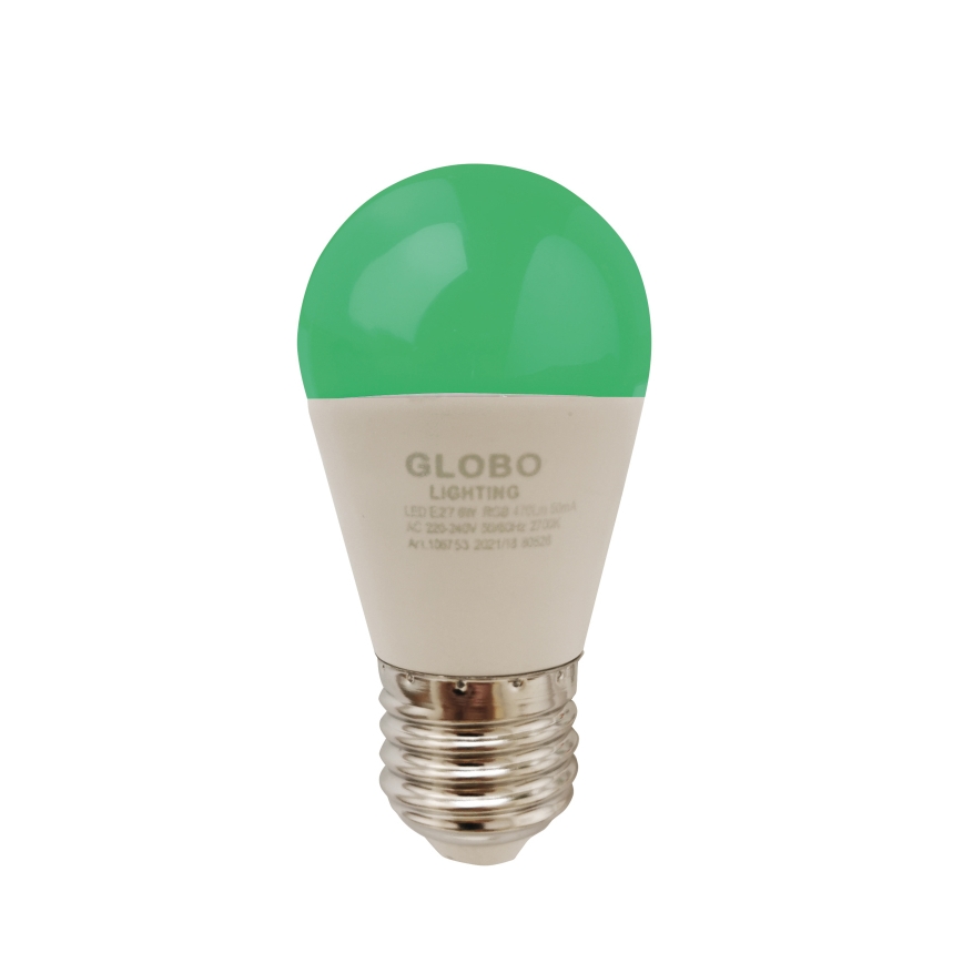Bombilla LED RGBW regulable E27/6W/230V 3000K + control remoto - Globo