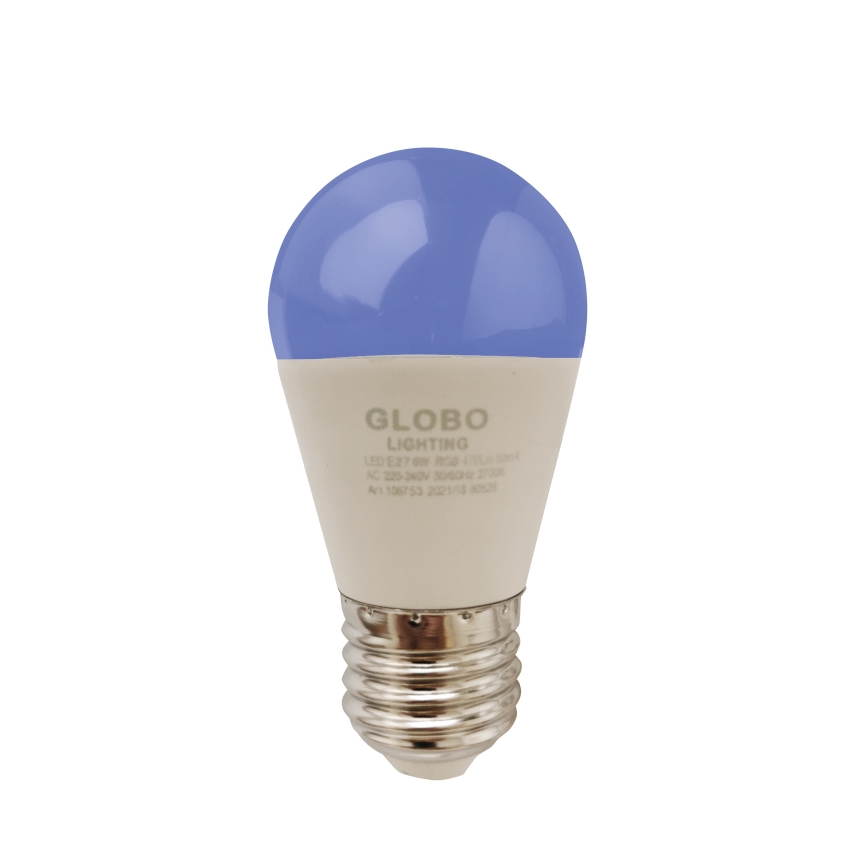 Bombilla LED RGBW regulable E27/6W/230V 3000K + control remoto - Globo