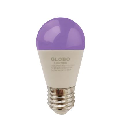 Bombilla LED RGBW regulable E27/6W/230V 3000K + control remoto - Globo