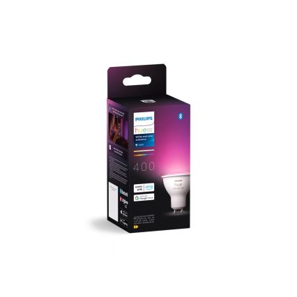 Bombilla LED RGBW regulable Philips Hue White And Color Ambiance GU10/4,2W/230V 2000-6500K