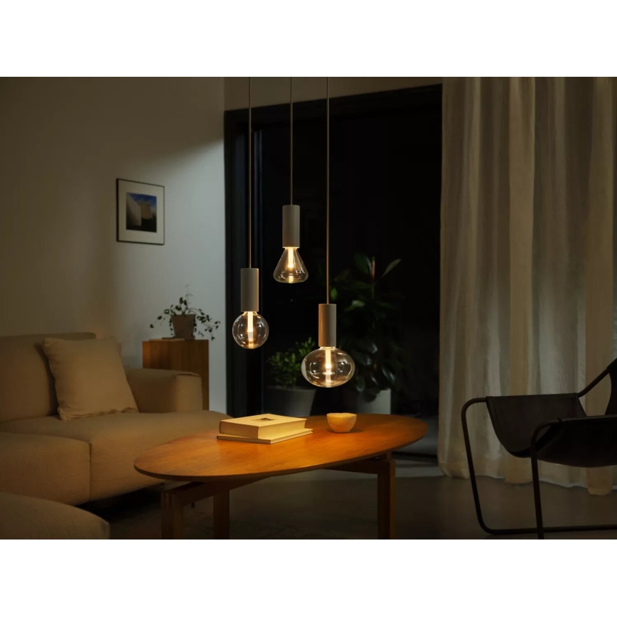 Bombilla LED RGBW regulable Philips Hue White And Color Ambiance G125 E27/6,8W/230V 2000-6500K