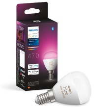 Bombilla LED RGBW regulable Philips Hue White And Color Ambiance P45 E14/5,1W/230V 2000-6500K