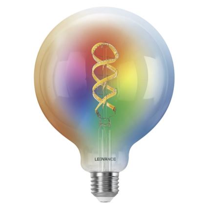 Bombilla LED RGBW regulable SMART+ FILAMENT E27/4,8W/230V 2700-6500K Wi-Fi - Ledvance