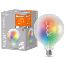 Bombilla LED RGBW regulable SMART+ FILAMENT E27/4,8W/230V 2700-6500K Wi-Fi - Ledvance