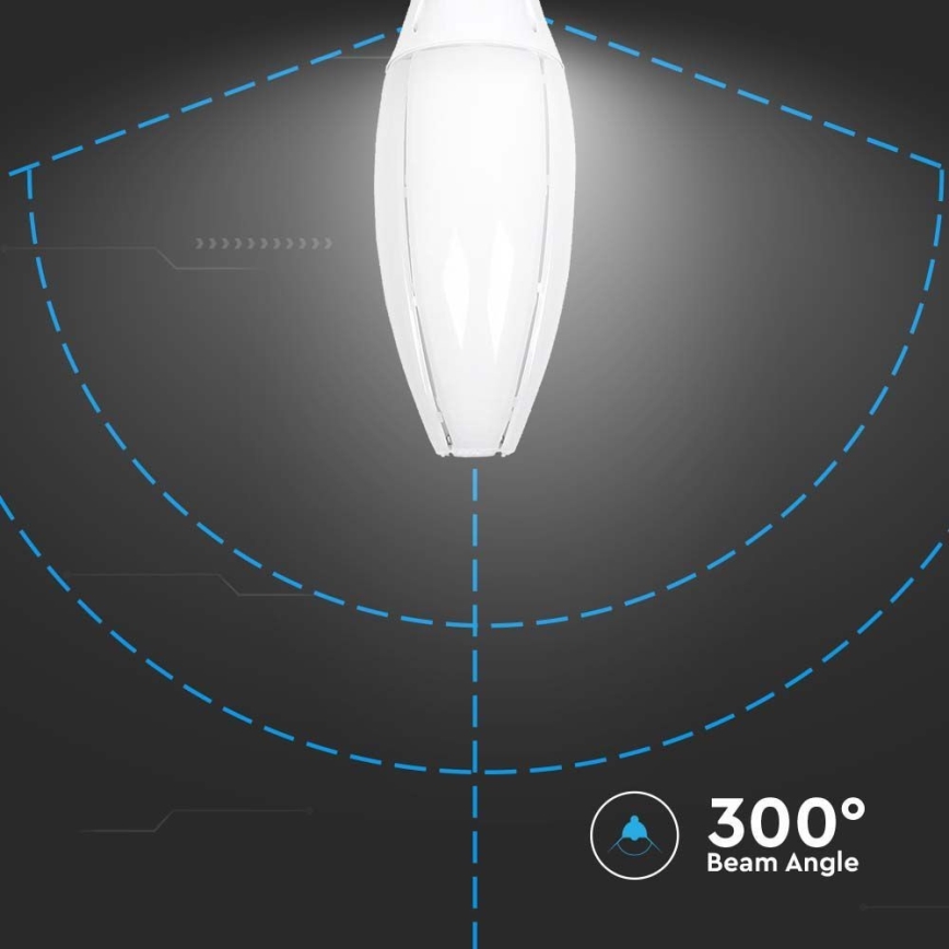 Bombilla LED SAMSUNG CHIP E40/60W/230V 4000K
