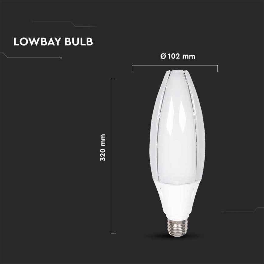Bombilla LED SAMSUNG CHIP E40/60W/230V 4000K