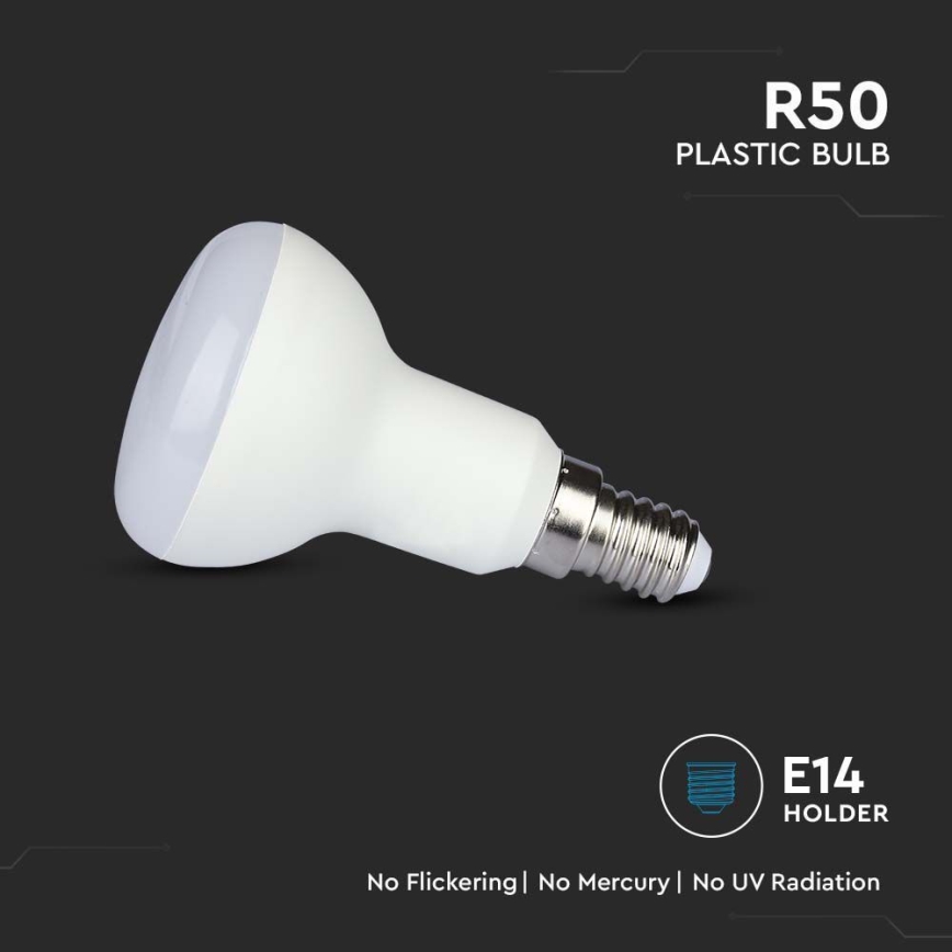 Bombilla LED SAMSUNG CHIP R50 E14/4,8W/230V 3000K