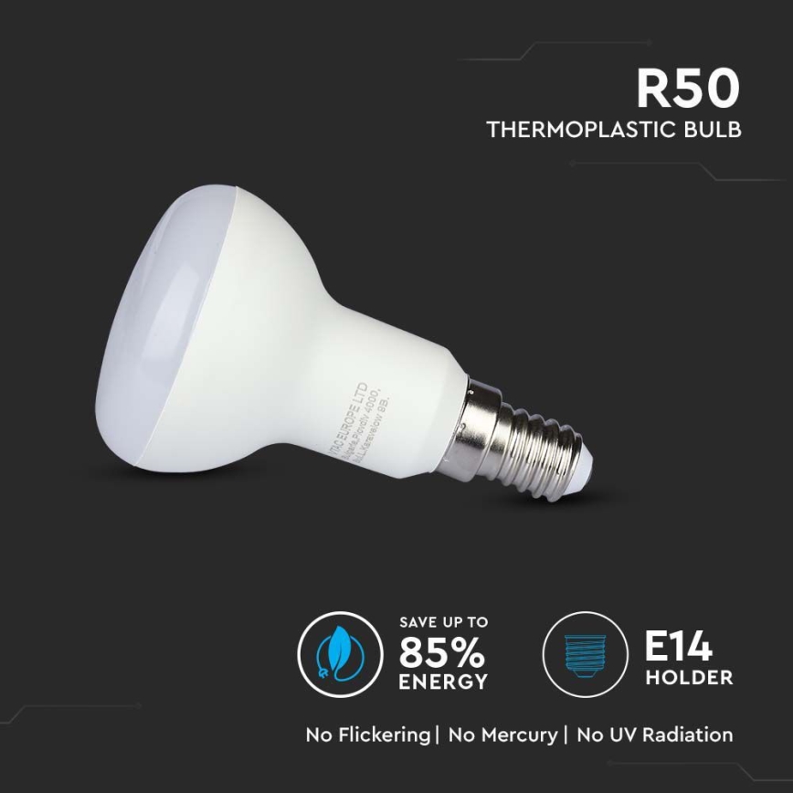 Bombilla LED SAMSUNG CHIP R50 E14/4,8W/230V 6500K