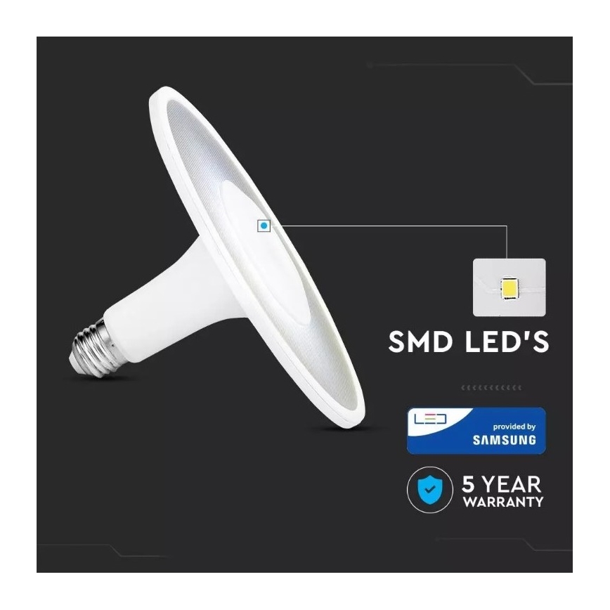 Bombilla LED SAMSUNG CHIP UFO E27/11W/230V 120° 3000K