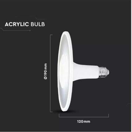 Bombilla LED SAMSUNG CHIP UFO E27/11W/230V 120° 3000K