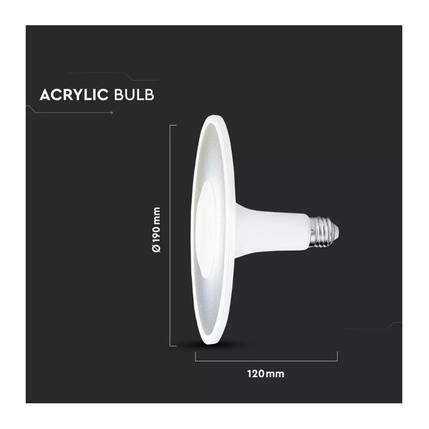 Bombilla LED SAMSUNG CHIP UFO E27/11W/230V 120° 3000K
