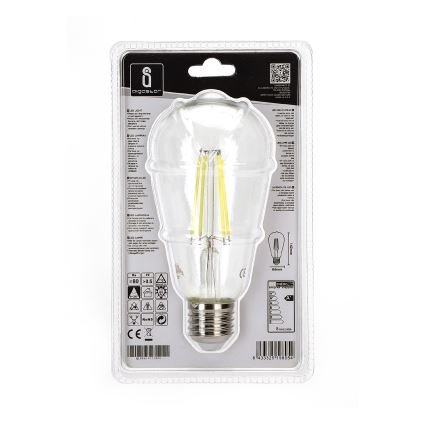 Bombilla LED ST64 E27/8W/230V 6500K - Aigostar