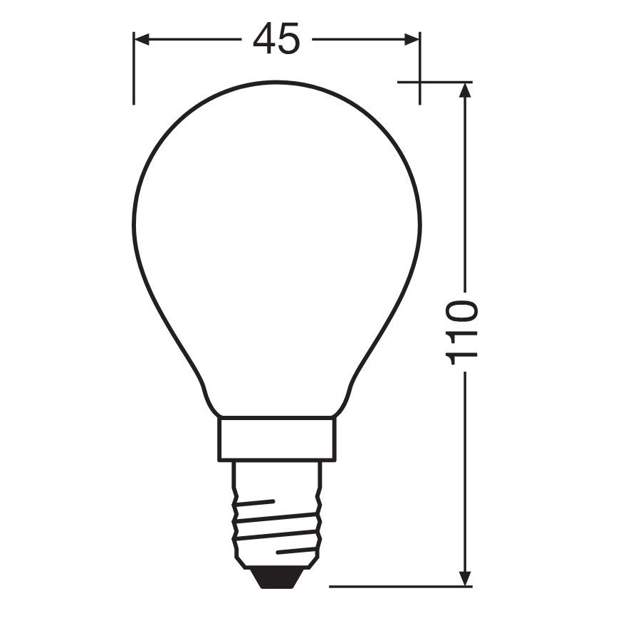 Bombilla LED STAR E14/6,5W/230V 2700K - Osram