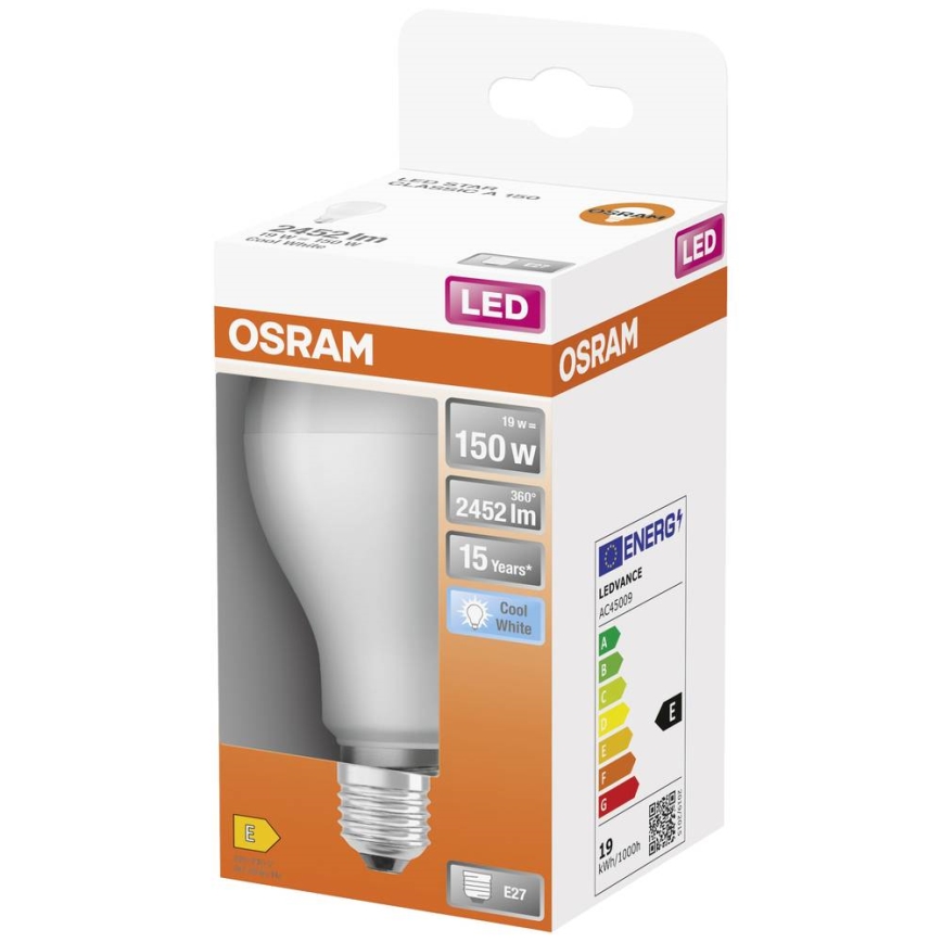 Bombilla LED STAR E27/19W/230V 4000K - Osram