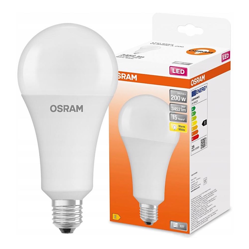 Bombilla LED STAR E27/24,9W/230V 2700K - Osram