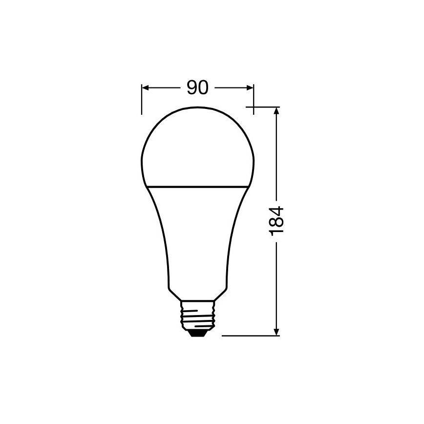 Bombilla LED STAR E27/24,9W/230V 2700K - Osram