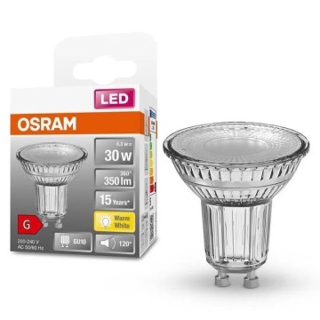 Bombilla LED STAR PAR16 GU10/4,3W/230V 2700K 120° - Osram