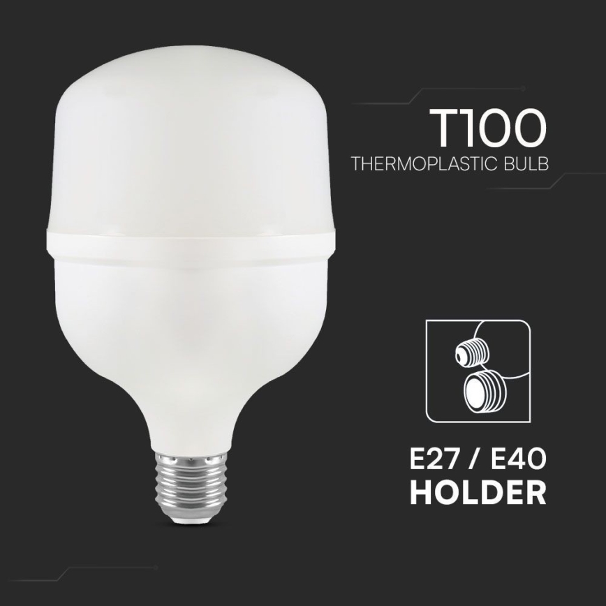 Bombilla LED T100 E27/30W/230V 6500K