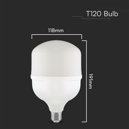 Bombilla LED T120 E40 E27/40W/230V 4000K