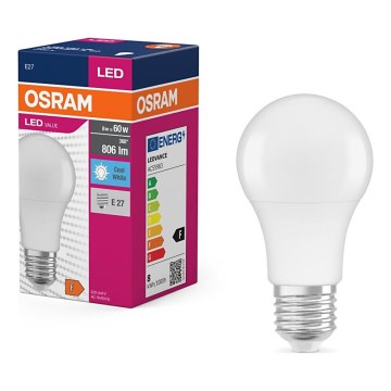 Bombilla LED VALUE A60 E27/8W/230V 4000K - Osram