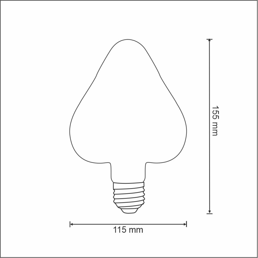 Bombilla LED VINTAGE AMBER E27/2,5W/230V 2000K