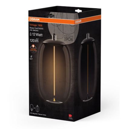 Bombilla LED VINTAGE FILAMENT E27/4W/230V 2700K humo - Osram
