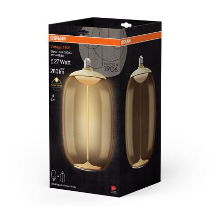 Bombilla LED VINTAGE FILAMENT E27/4W/230V 2700K - Osram
